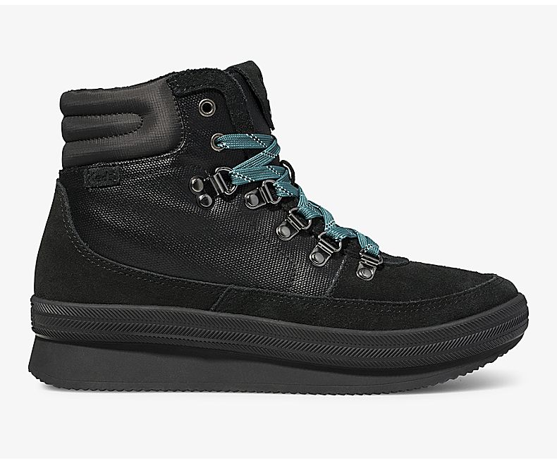 Keds Women's Midland Water Black Lace Up Boots - YZ4893507
